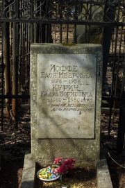 Иоффе Бася Мееровна, Москва, Востряковское кладбище